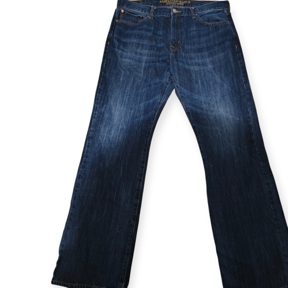 American Eagle Outfitters Dark Blue Relaxed Jeans